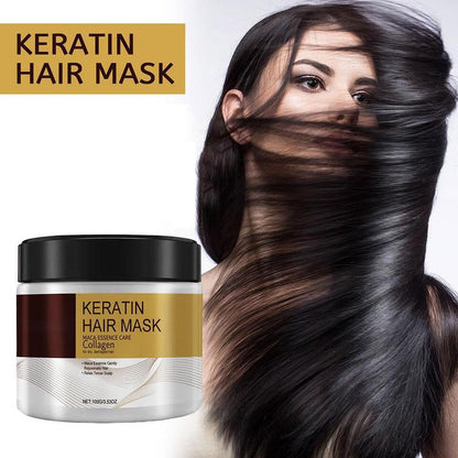 KERATIN PROTEIN COLLAGEN HAIR MASK FOR DRY DAMAGED HAIR REPAIR TREATM