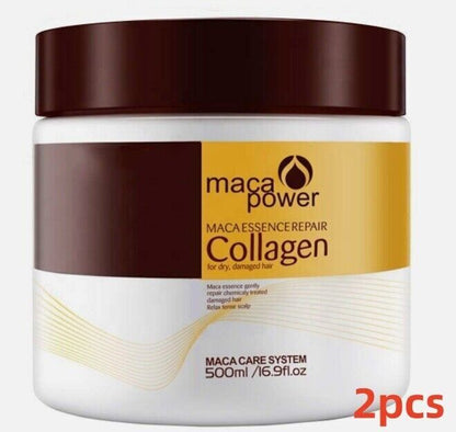 Premium Collagen Hair Mask, Deep Repair Conditioning Coconut Oil Hair Mask