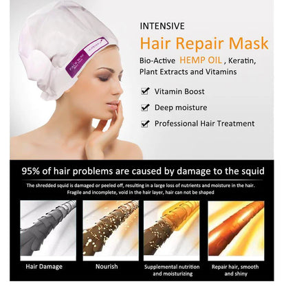 ELAIMEI Hair Repair Mask  Damage Nutritional Mask Free Steam Hair  Conditioner